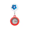 その他の時計フローレットクリップポケット格納式デジタルフォブ時計ギフトブローチ医療従事者のための看護師の看護師の時計