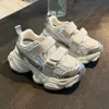 Najlepsza jakość dzieci sandały na rzep Kid Sneakers 3xl Bute Oddychający chłopcy i dziewczęcy buty młode trenerzy, modne sportowe trampki dla małych dzieci i niemowląt