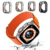 Apple Watch Ultra 2 Series 9 49mm Akıllı Saat Deniz Kayışı Smartwatch Spor Saat Kablosuz Şarj Kayışı Kutusu Koruyucu Kapak Kılıfı
