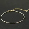 Ankletter 2024 Böhmen Anklet för kvinnor Justerbar tunn fotkedja Luxury Zirconia Leg Armband Summer Beach smycken Tillbehör