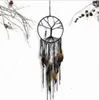 Made Made Black Tree of Life Catcher Dream Catcher Decorações de Casa Interior Ornamentos de Cristal de Jóias Tassel Pingentes5930382