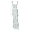 2024 Spring Top verkopen Nieuwe kleine bloemhangband grote swing jurk dameskleding F51537