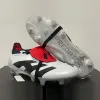 Mannen voetballaarzen 30 mutator cleats manie kwellingversneller elektriciteit precisie 30 x fg voetbalschoenen schoenplaten scarpe da calcio eeuwig