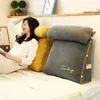 Pillow Triangle Reading Sofa Waist Embroidery Wedge Backrest Soft Back Rest Bed Home Lounger