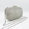2023 Nieuwe grensoverschrijdende Europese en Amerikaanse mode High-End Diamond Glitter Girl Clutch Bag Diagonal Chain Banket Bag
