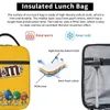 M Ms Chocolate Beans Isolated Lunch Bag For Outdoor Picnic Cartoon Candy Chocolate Leakproof Thermal Cooler Lunch Box Women 240430