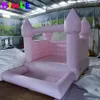 all'ingrosso 4.5x4,5 m (15x15ft) Pvc Jumper Kids White Bounce House White With Ball Pit Wedding Bouncy Bouncy Toddler Bouncer for Children Play Center