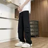 Summer new hot women's designer clothes Men's High Street ice silk pants Trend straight pants Loose casual pants Size M-5XL