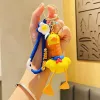 Cute Anime Keychain Charm Netflix Sailor Retractable Duck Key Ring Couple Students Personalized Creative Valentine's Day Gift UPS