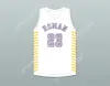 Jóvenes/niños personalizados Jalen Duren 23 Roman Catholic High School Cahillites White Basketball Jersey 2 Top cosechado S-6XL