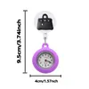 Pocket Watches Handtas Clip Medical Hang Clock cadeau FOB voor verpleegkundigen Kijk artsen verpleegkundige op drop levering ottf9