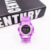 kids jelly cartoon electronic watch multicolor gift wrist watch fashion trendy students watches