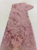 Luxury African Sequin Lace Tyg Högkvalitativ 5 storlek broderad fransk nigeriansk ren spetstyg som används för bröllopsfester Sying240513