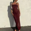 夏の新しい女性ファッションワンラインネックセクシーな視点レーススリムフィットドレス