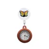 Cat Toys Butterfly Clip Pocket Watches Fob Hang Medicine Clock Nurse Watch On Watche For With Sile Case Retractable Student Gifts Drop Otzrv