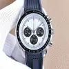 Fashion Super Bully Series Rice Commemorative Multifunktionella kvarts Mens Watch Refined Steel Timing European Move