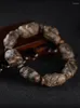 Strand Natural Nha Trang Agarwood Beads Fidelity Black Oil Old Materials With Shape Bracelet Men's Submerged Type