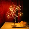 Lampy stołowe 1PC Tabletop Bonsai Tree Light z 36/108 LED sztuczna lampa drzewna do sypialni pulpit świąteczne przyjęcie wewnętrzne lampy dekoracyjne