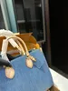 2024 Nowa marka TOTE Bag Designer Bag Fashion Denim torebka torba na ramię Crossbody Pakiet Pakiet Zmarwne zakupy M46871