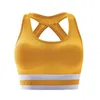 Kvinnors formare Kvinnor Sports Bodybuilding Bras Yoga Fashion Running Top Pad Chest Underwear Tank Blue Drop Delivery Apparel DHCPI