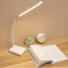 Bordslampor LED -bordslampa Dimble Touch Night Light Eye Protection Foldbar Bordslampa USB Laddningsbar studie Läsning Ljus sänglampa