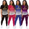 Moda Womens Queen 2 Peças Conjunto de jogging Terno de verão Casual Tracksuit Sportswear Feminino Sexy roupas curtas 240508