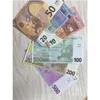 Altre forniture per feste festive Copia denaro effettivo 12 dimensioni false false banconote 100 50 100 200 200 dollari US Euro sterlina E Home -Savor Dh87G