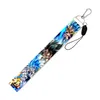 Japansk barndomsfilmspel Dragon KeyChain ID Kreditkort Cover Pass Mobiltelefon Charm Neckband Badge Holder Keyring Accessories