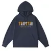 Tracksuit Tech Trapstar Track Suits Hoodie Europe American Basketball Football Rugby Tvådelar med kvinnors långa ärm Hoodie Jacketbyxor bekväma