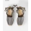 Stella Mccartney Women Shoes Gaia Crystal Sandals Platform Espadrilles Microfoam Saw-edge Sole Ribbon Lace-up 34-40 Original Perfect Fashion Street Style