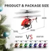 Remote Control Helicopter for Kids with 30Mins Flight(2 Batteries), 7+1 LED Light Modes, Altitude Hold, 3.5 Channel, Gyro Stabilizer,Remote Helicopter