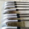 DHL UPS FEDEX NOVO 8PCS Men Golf Clubs Golf Irons Set Metal Hot Metal Conjunto 5-9pgs eixo de aço flexível com capa de cabeça Super Wrist Designer Club 208