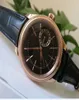 Высококачественные роскошные наручные часы Cellini Date Watches Men039S 39 мм 18K Rose Gold 50515 Black Largy Mechanical Mens9774774