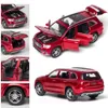 DIECast Model Cars Symuluj wyjście Diecasts Pojazdy zabawkowe GLS580 4 MATIC LOXURY OFF SUV SUV CHIMEI 1 32 ALOKA MODEL MODEL DRICENS Prezent