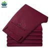 Pantaloni da uomo pantaloni da uomo estate pantaloni in moda striscia casual pantaloni da ufficio slim fit pantn rosso classico abito retrò pantaloni da matrimonio y240514