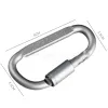 Outdoor -Gadgets Schnalle Keychain Kettenschraube Hängen Schnelle Zeichnung Carabiner Climb Camp Überleben Wanderung Snap Hook Clasp Aluminium LL