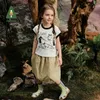 تنورات Amila 2024 الصيف الجديد Baby Skirt Girls Solid Color Orger Skirt Super متعدد الاستخدامات وغير السفلية غير المكتوية 0-6YL2405