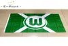 Vlag van Duitsland Deutschland Bundesliga Vfl Wolfsburg Hangende decoratie Vlag 3ft5ft 150cm90cm voor Home8639192