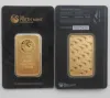 24K Gold Plated Apmex Argor Hereaus RCM 1 Ounce Gold 999.9 Plated Bar