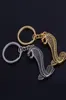 3D Metal Cobra Snake Emblem Badge Auto Car Keyring Key Ring Chain Keychain voor Ford Focus 2 3 Mustang Shelby GT CAR Accessories2687382