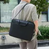 Dizüstü bilgisayar çantası Taşıma Kılıfı 15.6 17 inç Omuz kayışı ile hafif evrak çantası iş gündelik okul kullanımı Kadın erkekler 240515