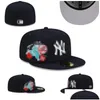 Ball Caps Ball Caps Uni Wholesale Fashion Snapbacks Baseball Cap Bucket Hat Embroidery Adt Flat Peak For Men Women Fl Closed 7-8 Drop Dhg0Y