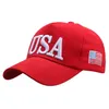 Party Hats 2024 American Flag Baseball Hat Regulowane USA Trump Hafted Capeed Cap 3 Kolory Drop dostawa domowy ogród świąteczny sup DHB6F