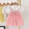 Девушка платья 0-4Y Baby Girl Платье милая A-Line Princess Clate