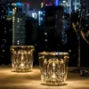 Lampy stołowe Nowoczesne styl do ładowania bezprzewodowa lampa stołowa kryształowy shapeTouch sterowanie 3 prędkość regulowana temperatura kolorów lampa stołowa dla
