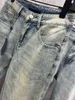 Męskie dżinsy projektant męskiej elastyczność Jean hombre spodnie v vv moda marka l luksusowe spodnie dżins
