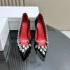Дизайнерские туфли обувь 11см женские роскошные заостренные каблуки каблуки патент