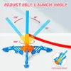 Lanceur de fusée de jouets pour les enfants Stomp to Flying Foam Rocket Jump Air Pad Fun Outdoor Activitie Sport Game For Children 240514