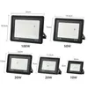 LED RGB Flood Light 10W 30W 50W 100W IP66 Utomhusljus Spotlight AC 220V/110V Reflektor Projector Lamp Garden RGB -belysning