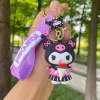 Cute Anime Keychain Charm Key Ring Fob Pendant Lovely Anime Kulome Doll Couple Students Personalized Creative Valentine's Day Gift Small Pendant A3 DHL
